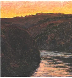Valley of the Creuse at Sunset